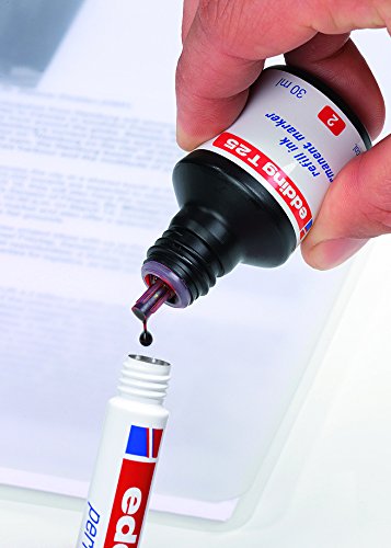 TINTA EDDING RECARGA MARCADOR PERMANENTE 30ML POR GOTEO NEGRO 61-E-T25-01