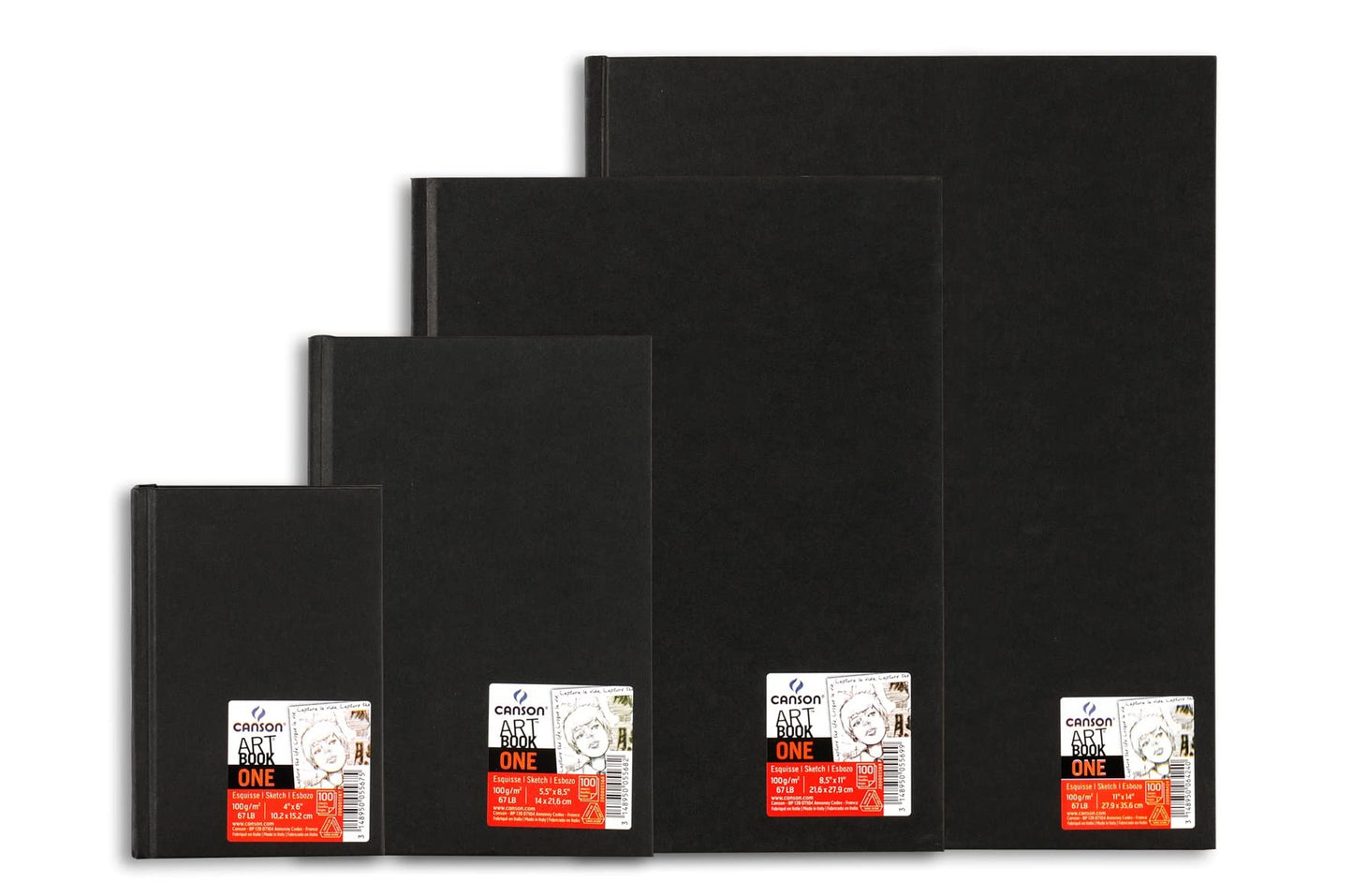 LIBRO CANSON ART BOOK ONE COSIDO 27.9X35.6CM 98HJ 100G 57535