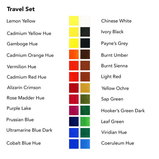 ACUARELA AQUAFINE MINI TRAVEL EST. MET. DE VIAJE CON 24 PASTILLAS 58325