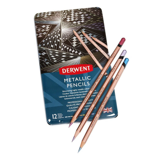 LAPICES METALLIC DERWENT C12 CAJA MET. 24521