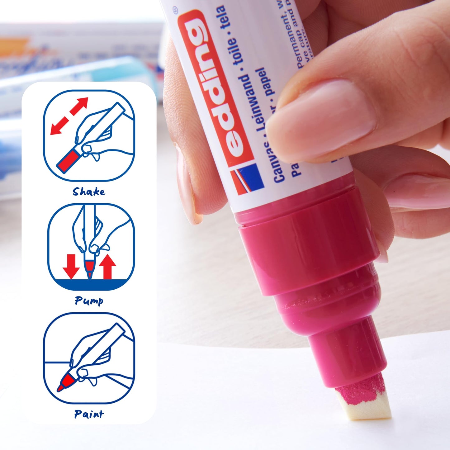 MARCADORES EEDING ACRYLIC STARTER X 8 NORDIC 61-E-SES8N
