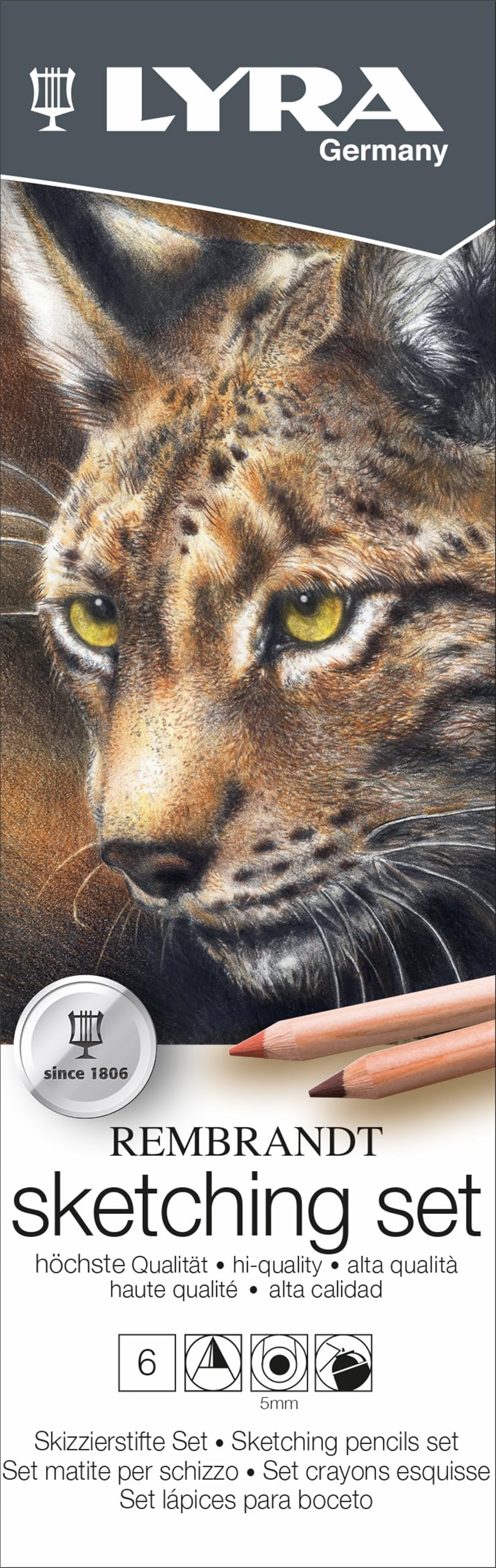 LAPICES DE GRAFITO LYRA SKETCHING C 6 68898