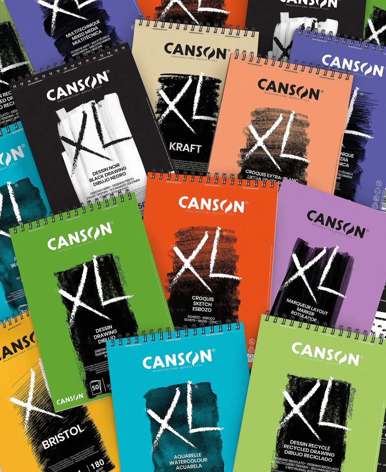 ALBUN CANSON XL AQUARELLE A4 21X29.CM 300G 30HJ GF 62761