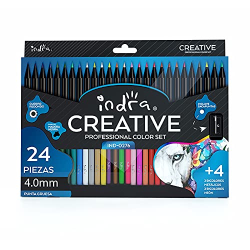 LAPIZ DE COLORES INDRA PROFESIONALES CREATIVE SET 244 IND-0276