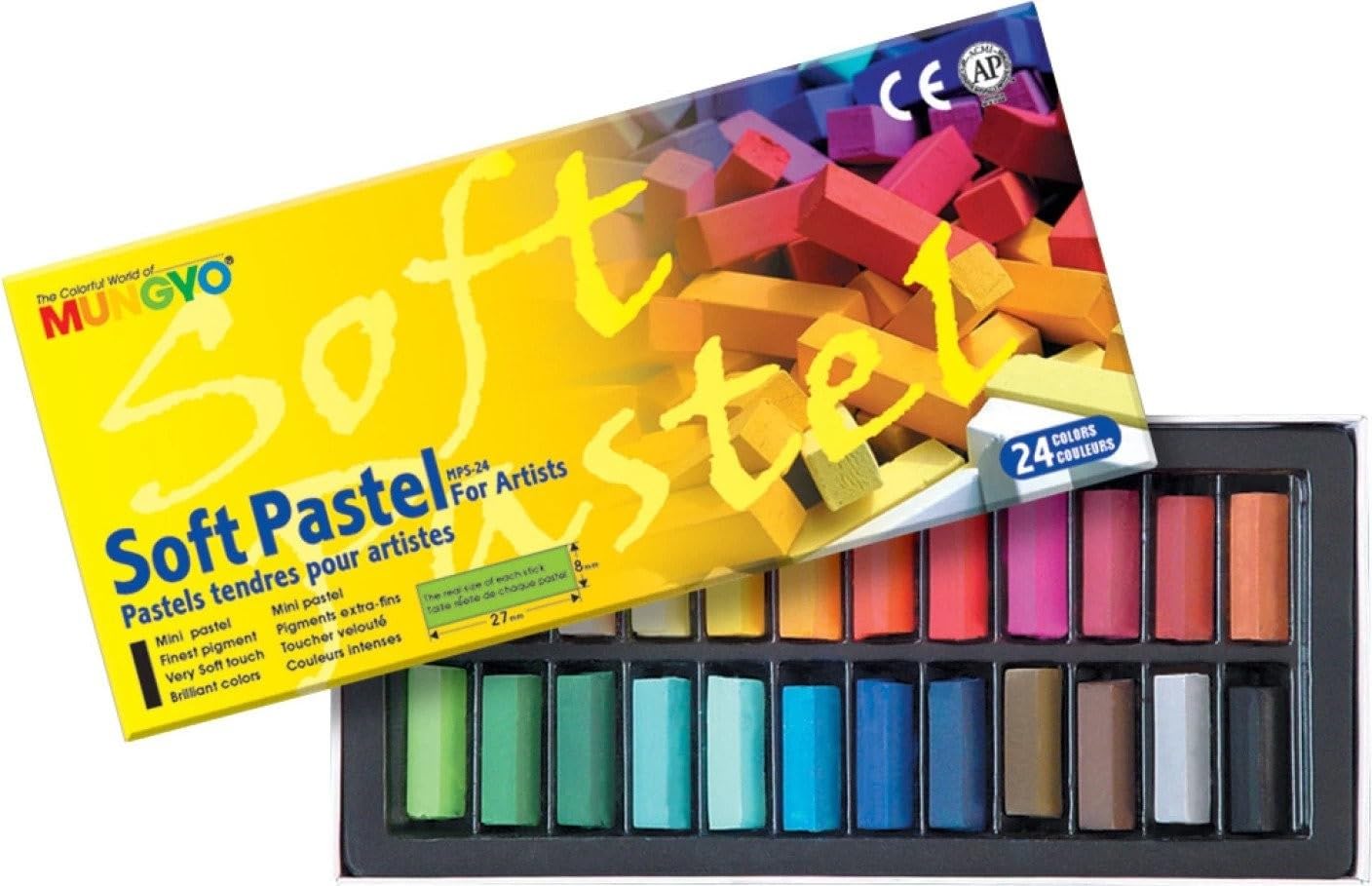 PASTEL SUAVE MUNGYO MPS 24 MEDIAS BARRAS 730224