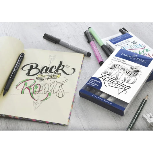 Marcador FC Pitt Artist Pen Lettering Kit Inicio x 8 267118