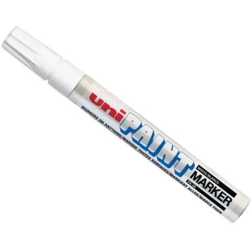 MARCADOR UNI PAINT PX20 P. MEDIA BLANCO 305.PX20BL