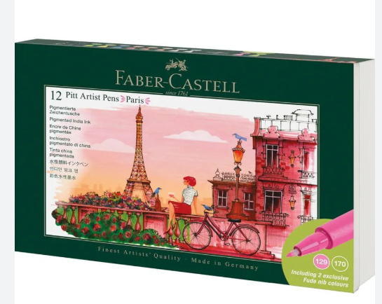 Estuche Marcadores FC Pitt Artis Pen B set Paris x 12 267136r