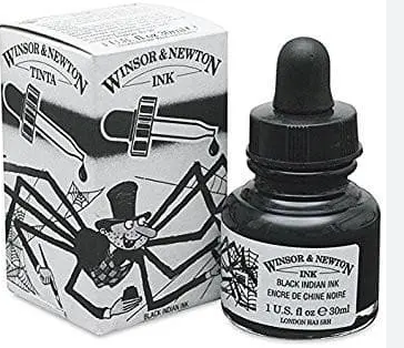 TINTA W&N NEGRA CGOT.30ML 10331