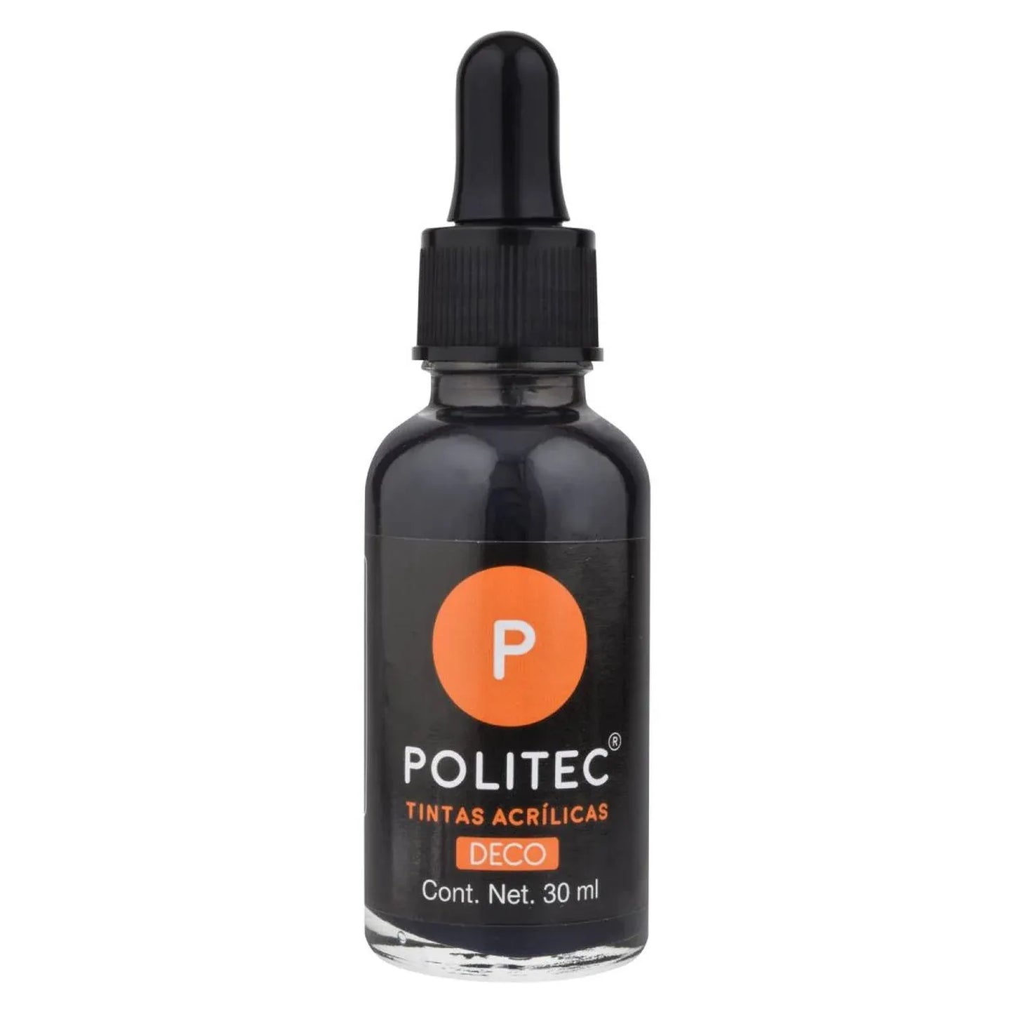 TINTA ACRILICA POLITEC 30ML 302 NEGRO INTENSO 29612