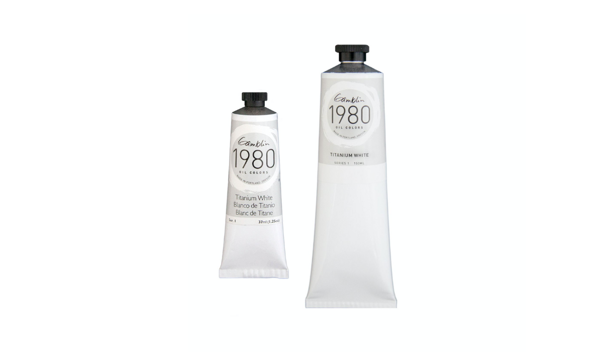 Pintura al oleo Gamblin 1980 Titanium White 37ml