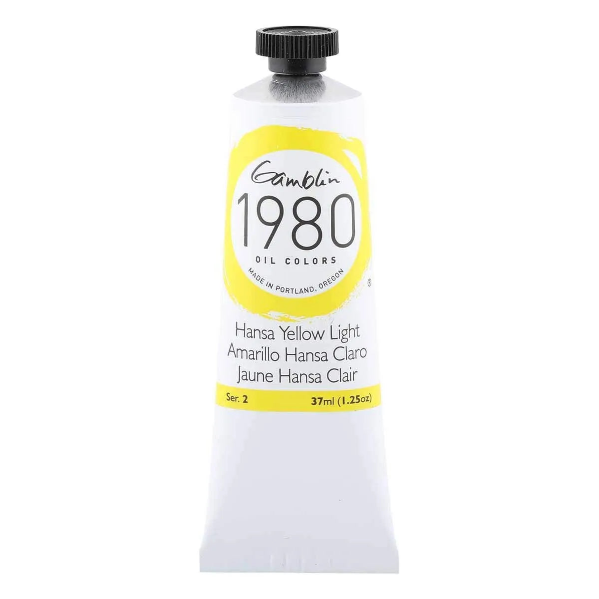 Pintura al oleo Gamblin 1980 Hansa Yellow Medium 37ml