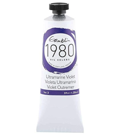 Pintura al oleo Gamblin 1980 Ultramarine Violet 37ml