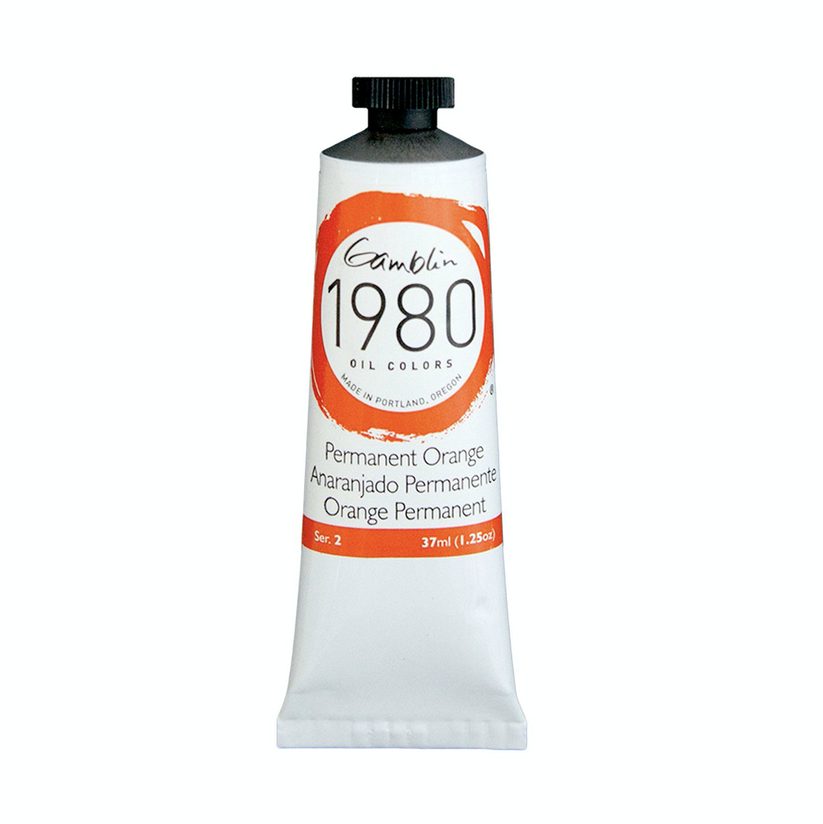 Pintura al oleo Gamblin 1980 Permanent Orange 37ml