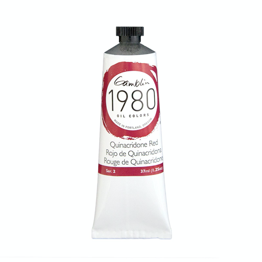 Pintura al oleo Gamblin 1980 Quinacridone Red 37ml