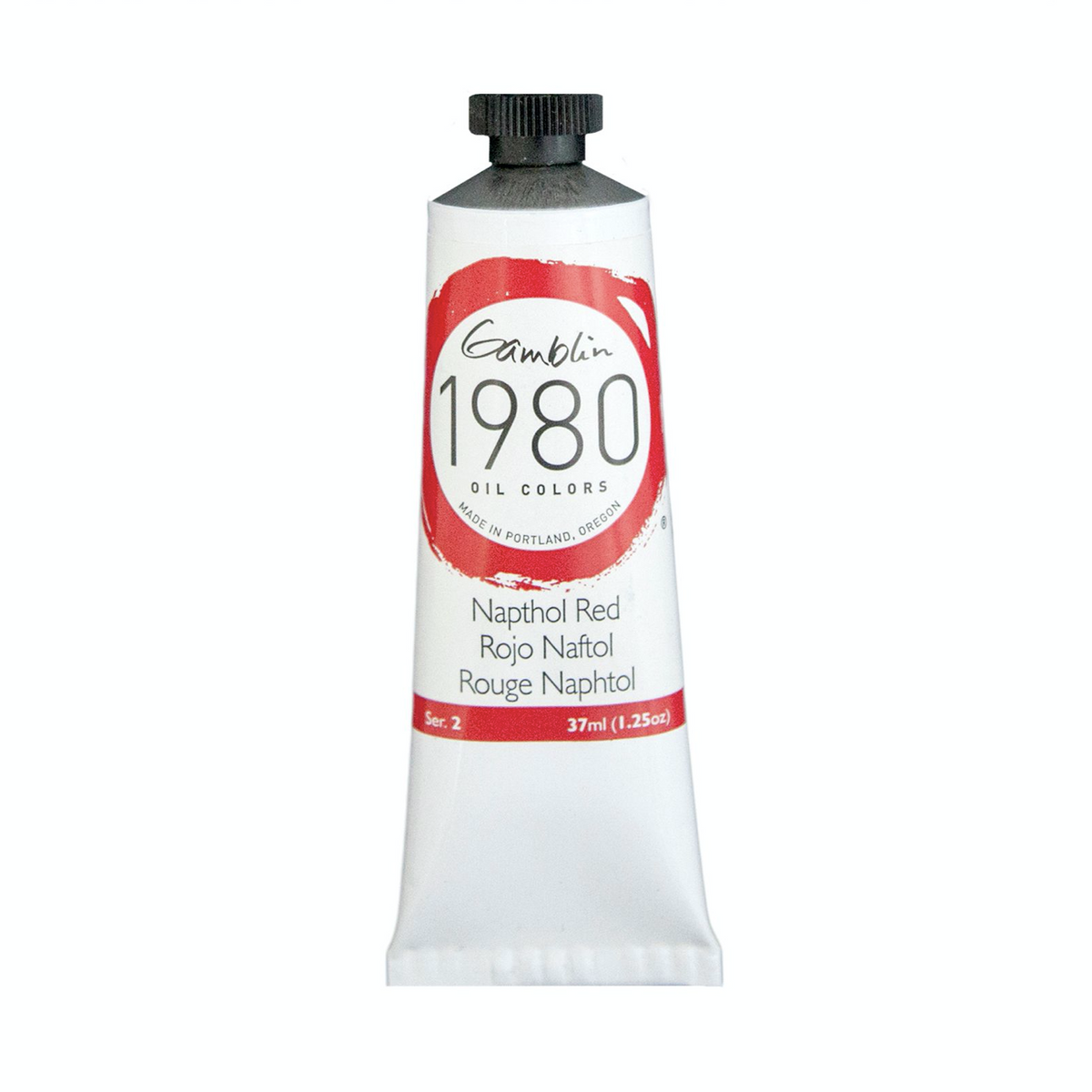 Pintura al oleo Gamblin 1980 Napthol Red 37ml