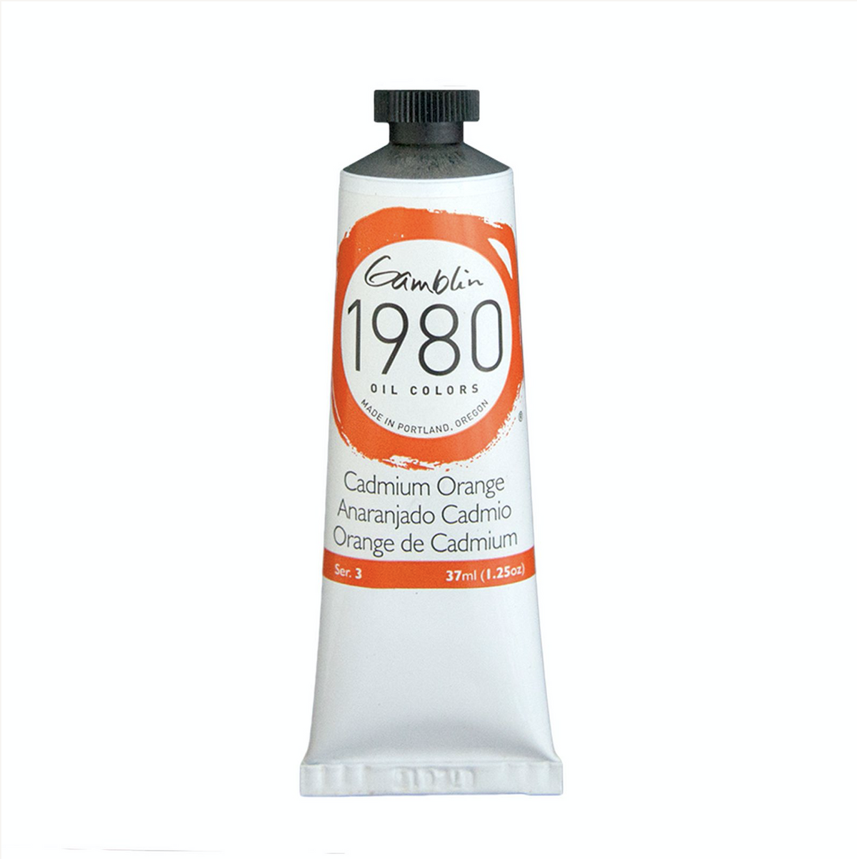 Pintura al oleo Gamblin 1980 Cadmium Orange 37ml