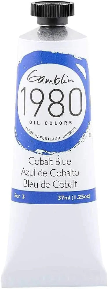 Pintura al oleo Gamblin 1980 Cobalt Blue 37ml