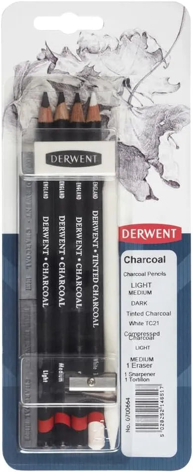 LAPICES CARBON DERWENT MIX MEDIA SKETCHING BL C6 24520