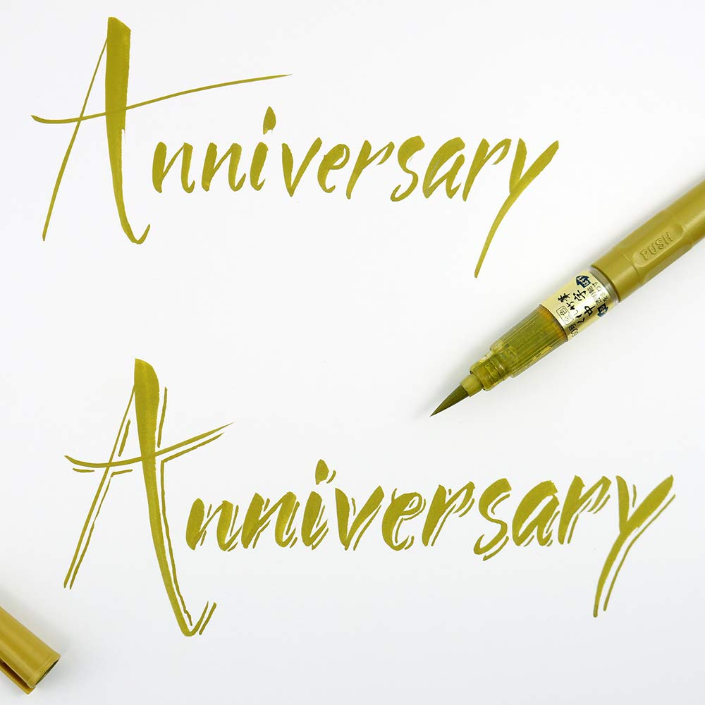 MARCADOR KURETAKE CHUJI BRUSH PEN ORO PINCEL NO. 60 DO150-60S 744060