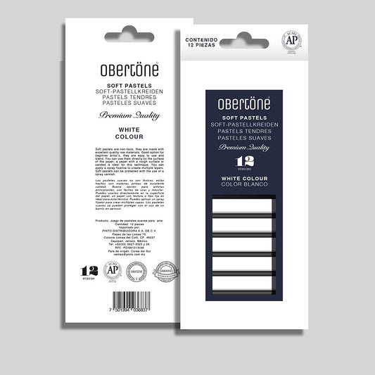 PASTEL SUAVE OBERTONE WHITE COLOR SET 12 PREMIUM QUALITY 972701