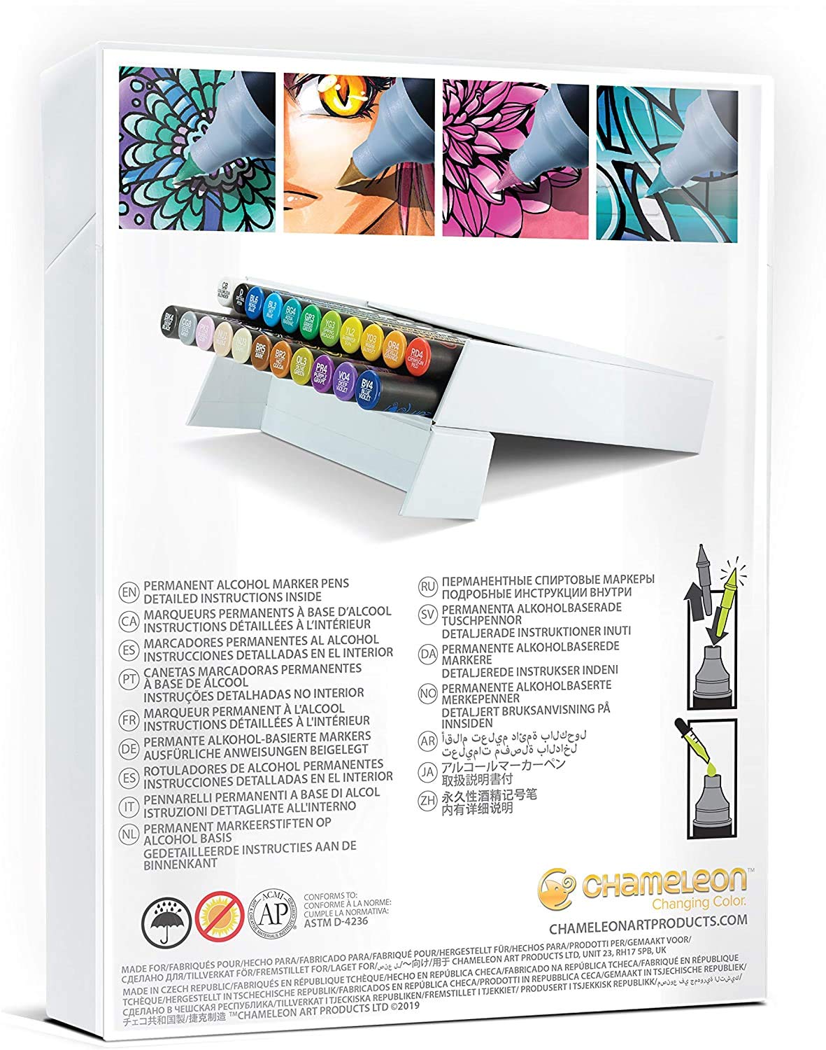 ROTULADORES CHAMELEON DOBLE PUNTA CHAMELEON SET C 22 COLORES ECHCT2201