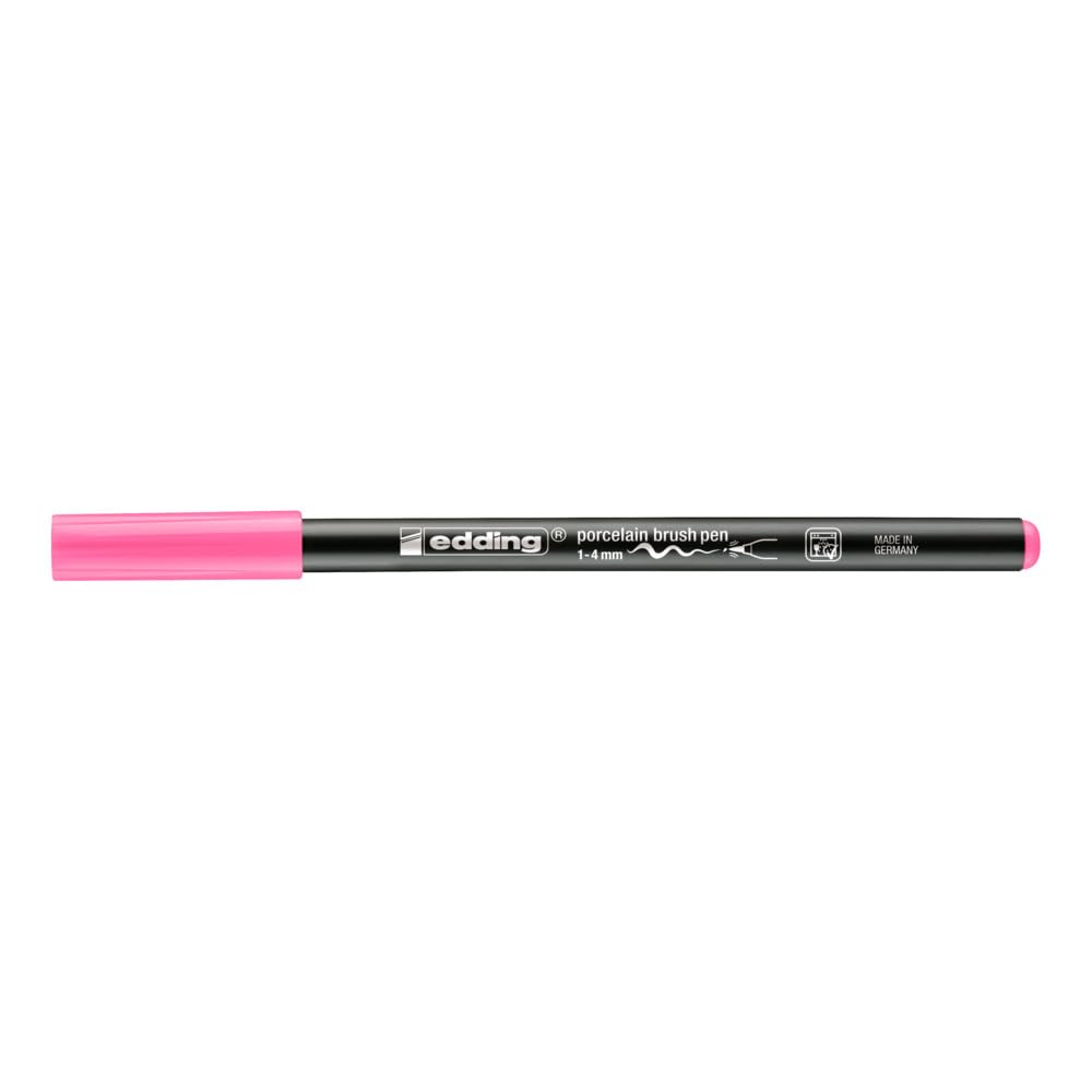 ROTULADOR EDDING CERÁMICA Y PORCELANA P. PINCEL FLEXIBLE 1-4MM ROSA 61-E-4200-09