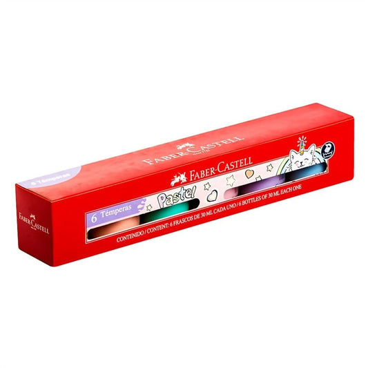 Pintura Tempera FC Pastel 6 Bote 30ml 164001