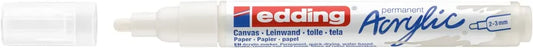 MARCADOR EDDING ACRYLIC 2-3MM BLANCO 61-E-5100-922