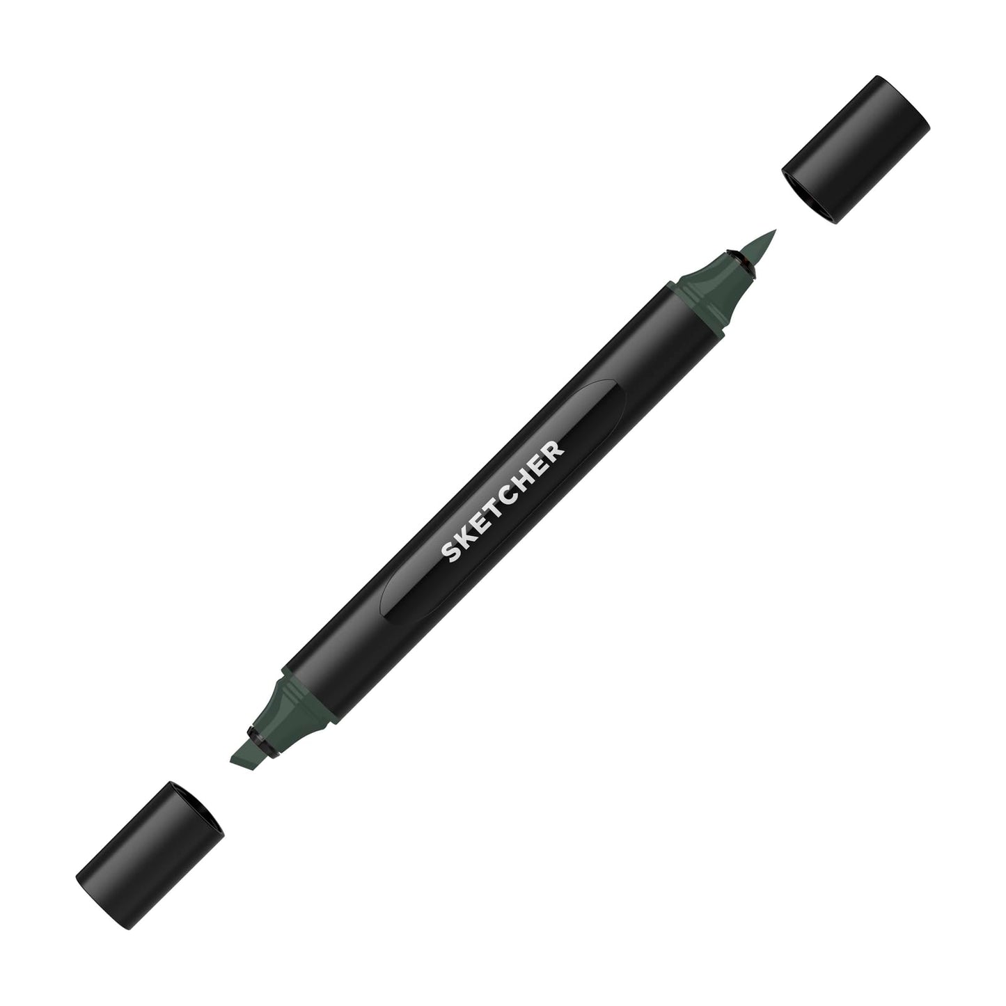 MARCADOR MOLOTOW SKETCHER P. BRUSH-CINCEL VERDE GRIS 5 29119