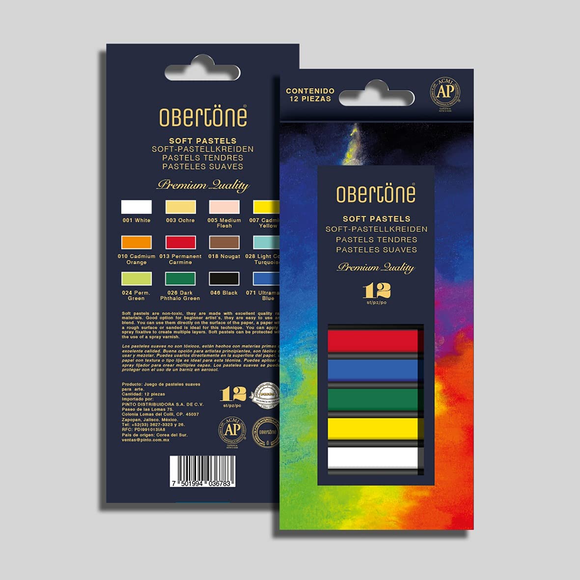 PASTEL SUAVE OBERTONE SET 12 PREMIUM QUALITY 972612