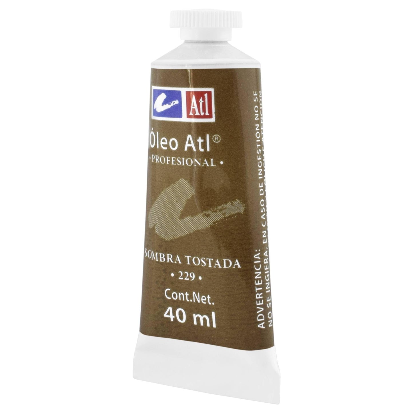 PINTURA AL OLEO ATL T-14 40ML SOMBRA TOSTADA NO 229 11490