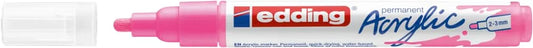 MARCADOR EDDING ACRYLIC 2-3MM ROSA NEON 61-E-5100-069
