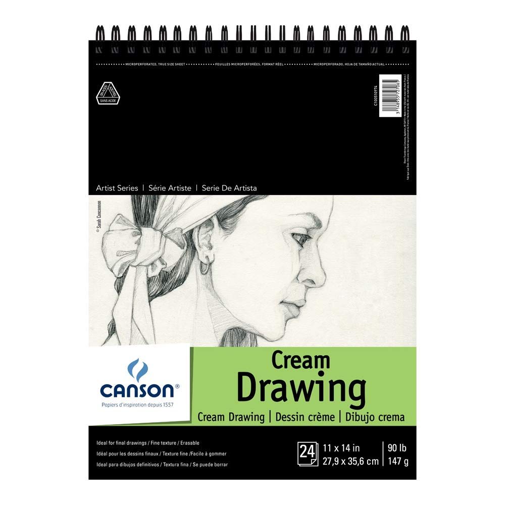 ALBUN 1557 CANSON CREAM DRAWING 27.5X35CM 24HJ 147G 57521