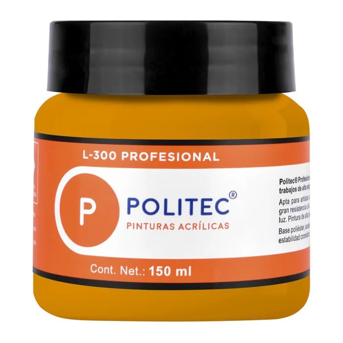 PINTURA POLITEC L-300 PROF. 150ML 3103 AMARILLO OCRE 30925