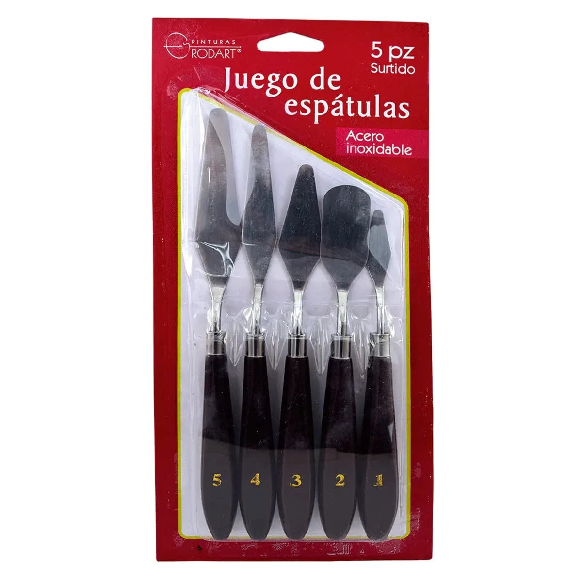 ESPATULAS METALICAS RODART JUEGO C5 13934