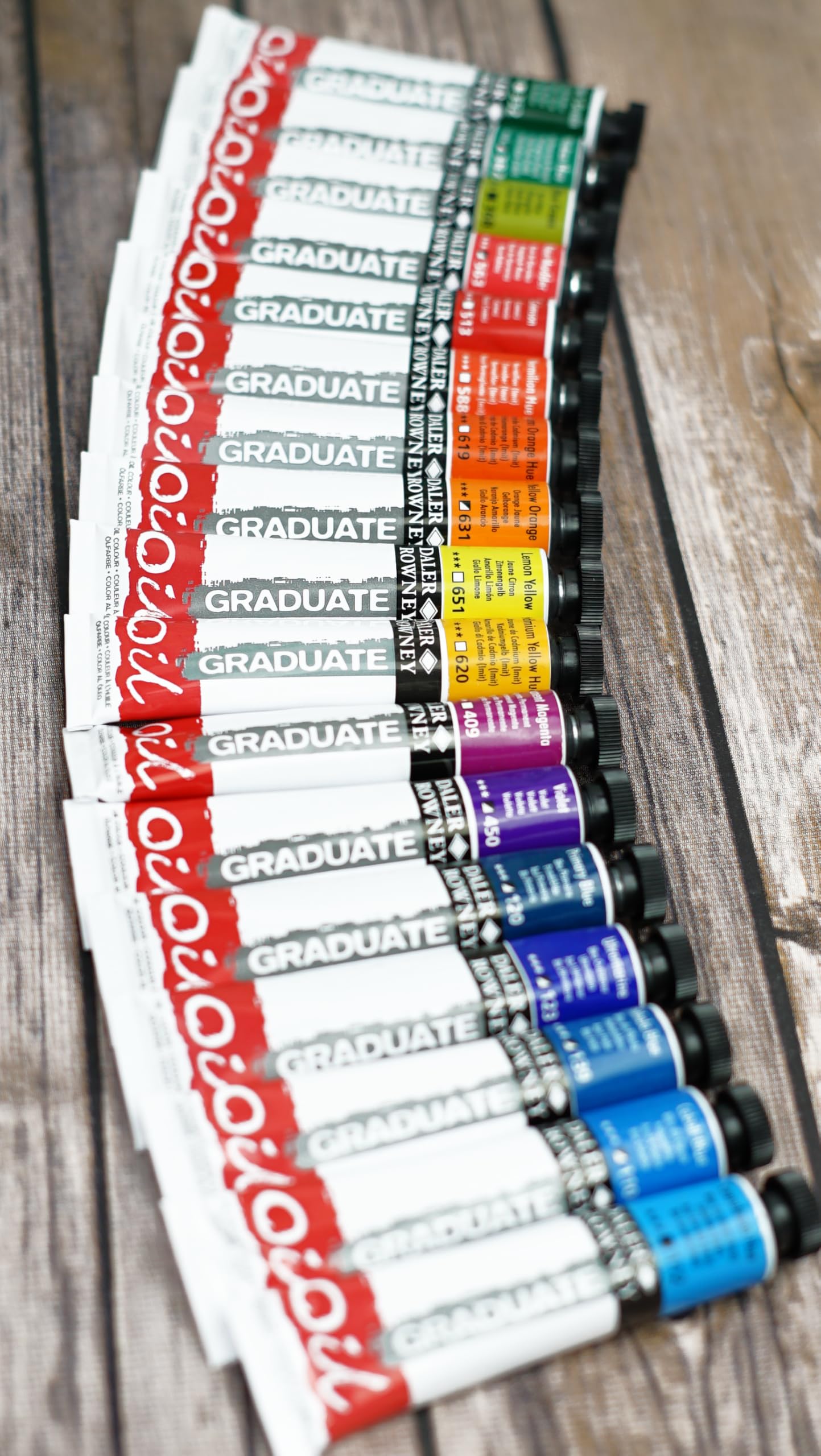 PINTURA AL OLEO GRAD OIL 38ML CAD RED HUE 58273