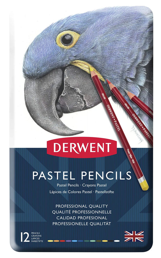 LAPICES PASTEL DERWENT C12 CAJA MET. 21295