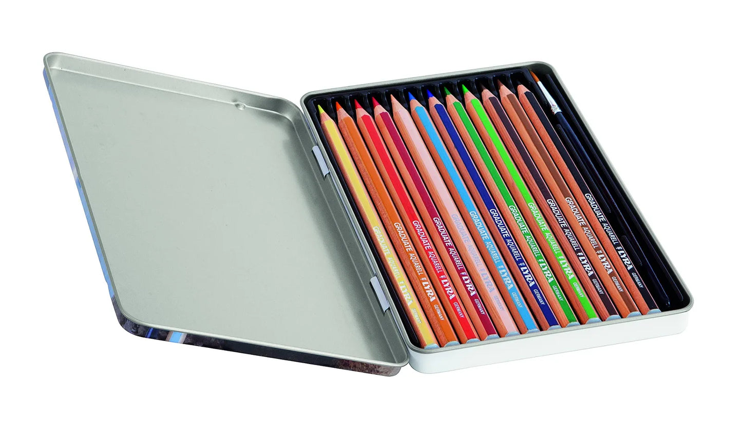 LAPICES DE COLOR LYRA GRADUATE ACUARELABLES EN LATA 12C 73726