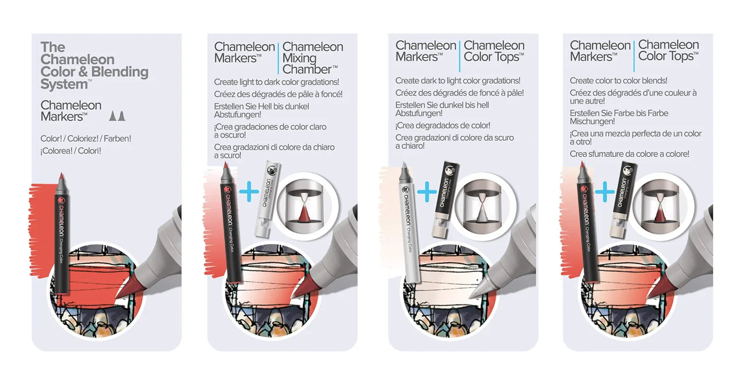 ROTULADORES CHAMELEON DOBLE PUNTA NO.08 ECHCS6608