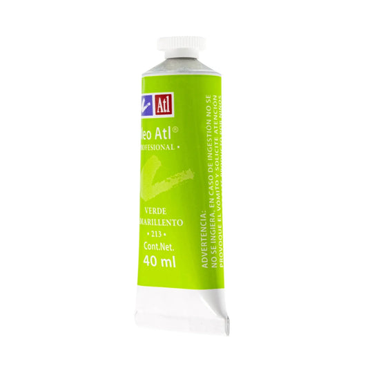 PINTURA AL OLEO ATL T-14 40ML VERDE AMARILLENTO NO 213 11476