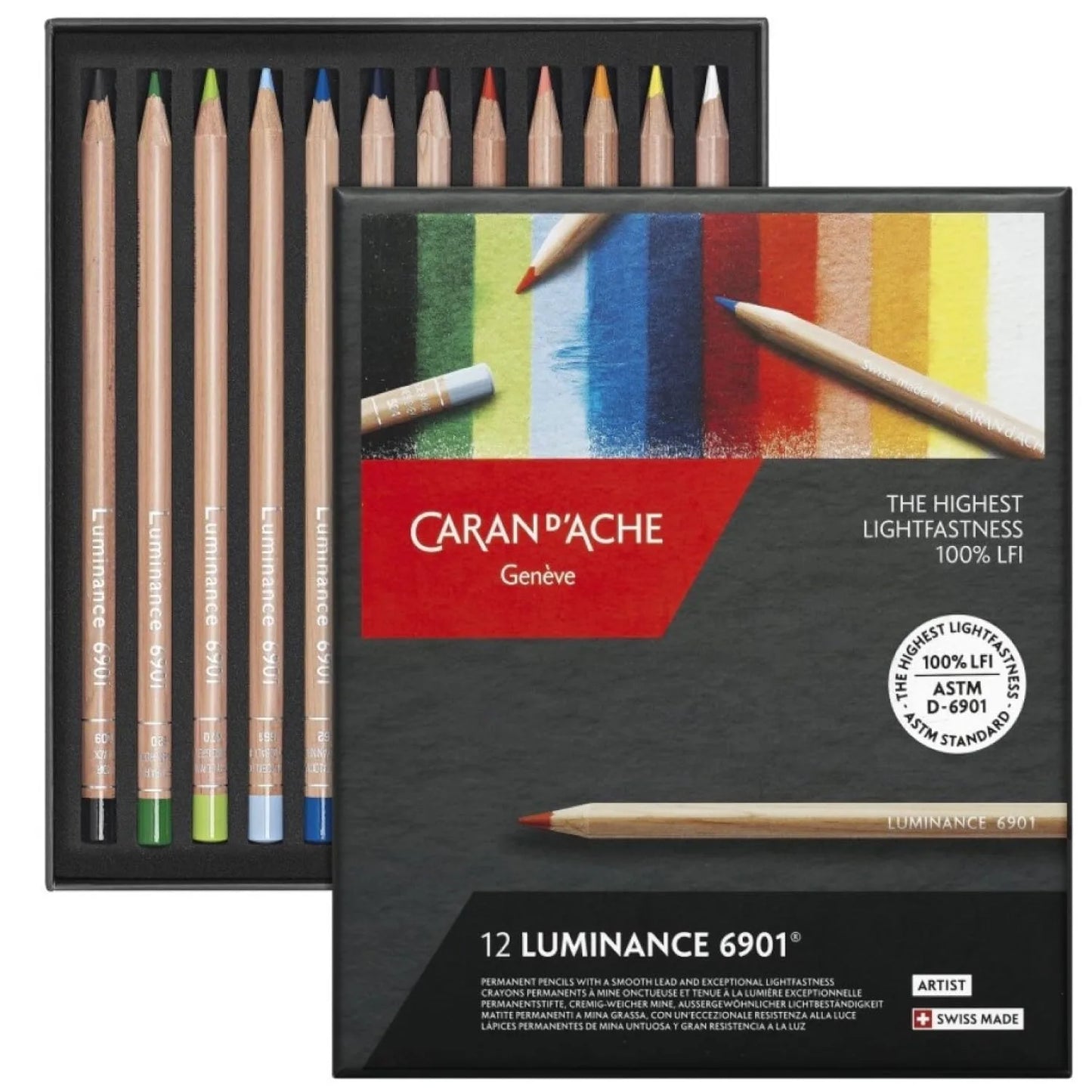 LAPICES DE COLOR CARAN`D ARCHE LUMINANCE EST C12 73-6901.712