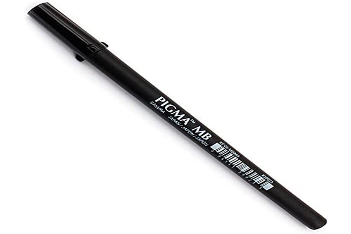 ESTILOGRAFO SAKURA PIGMA PUNTA PINCEL NEGRO PUNTO MEDIO (155MM) 22174