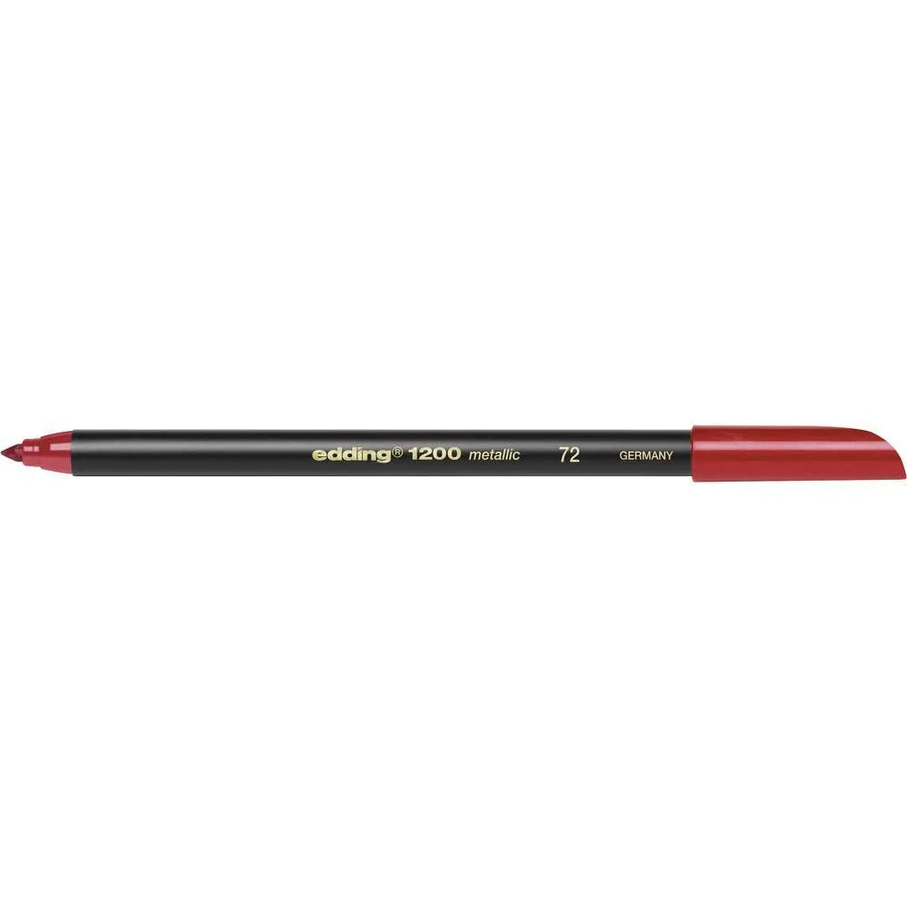 ROTULADOR EDDING METÁLICO P. FIBRA 1-3MM ROJO 61-E-1200-72