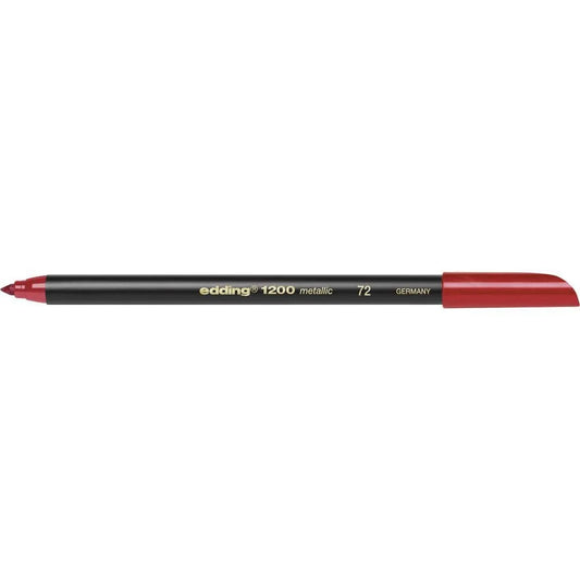 ROTULADOR EDDING METÁLICO P. FIBRA 1-3MM ROJO 61-E-1200-72