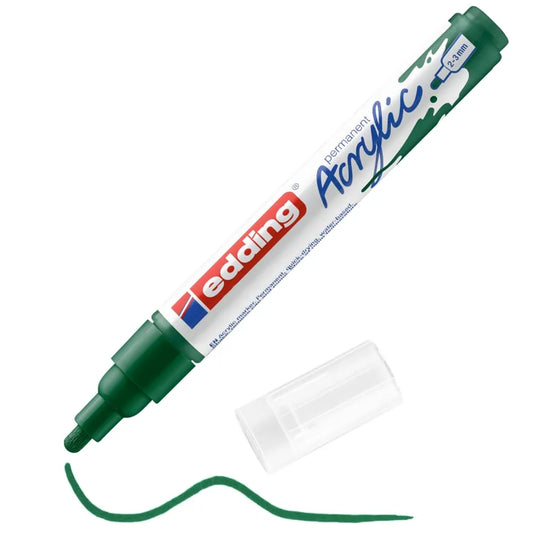MARCADOR EDDING ACRYLIC 2-3mm VERDE  61-E-5100-904