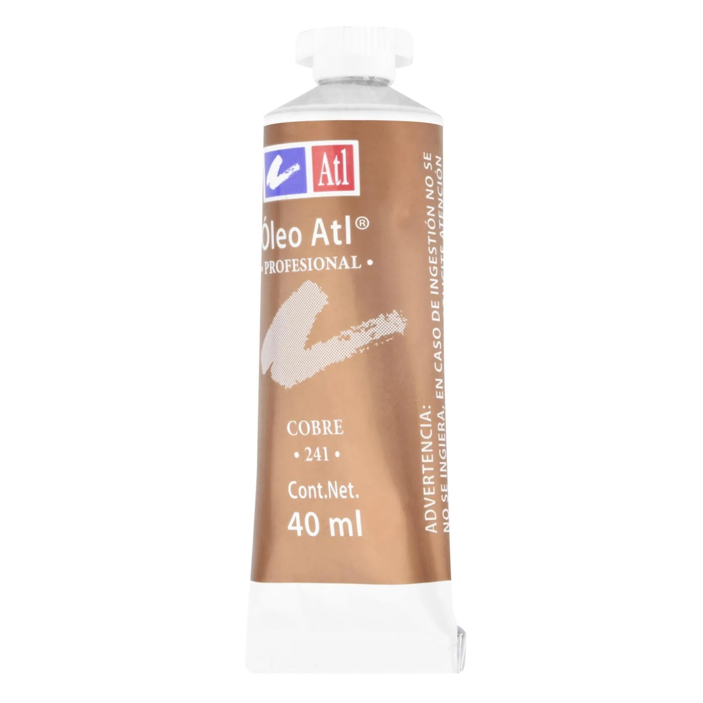 PINTURA AL OLEO ATL T-14 40ML METALICO COBRE NO 241 12206