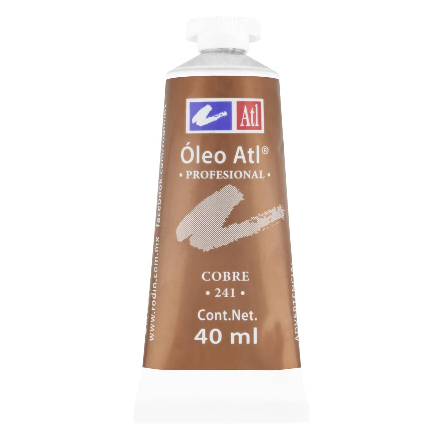 PINTURA AL OLEO ATL T-14 40ML METALICO COBRE NO 241 12206