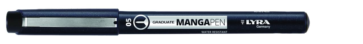 ESTILOGRAFOS LYRA GRADUATE MANGA X 8 TINTA NEGRA 76087