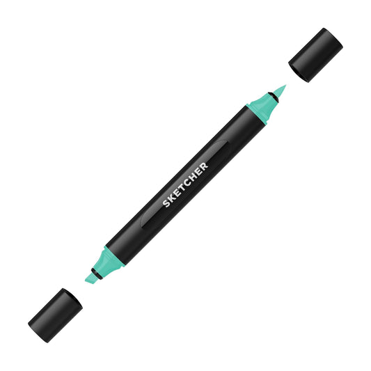 MARCADOR MOLOTOW SKETCHER P. BRUSH-CINCEL LAGUNA AZUL CLARO 29079